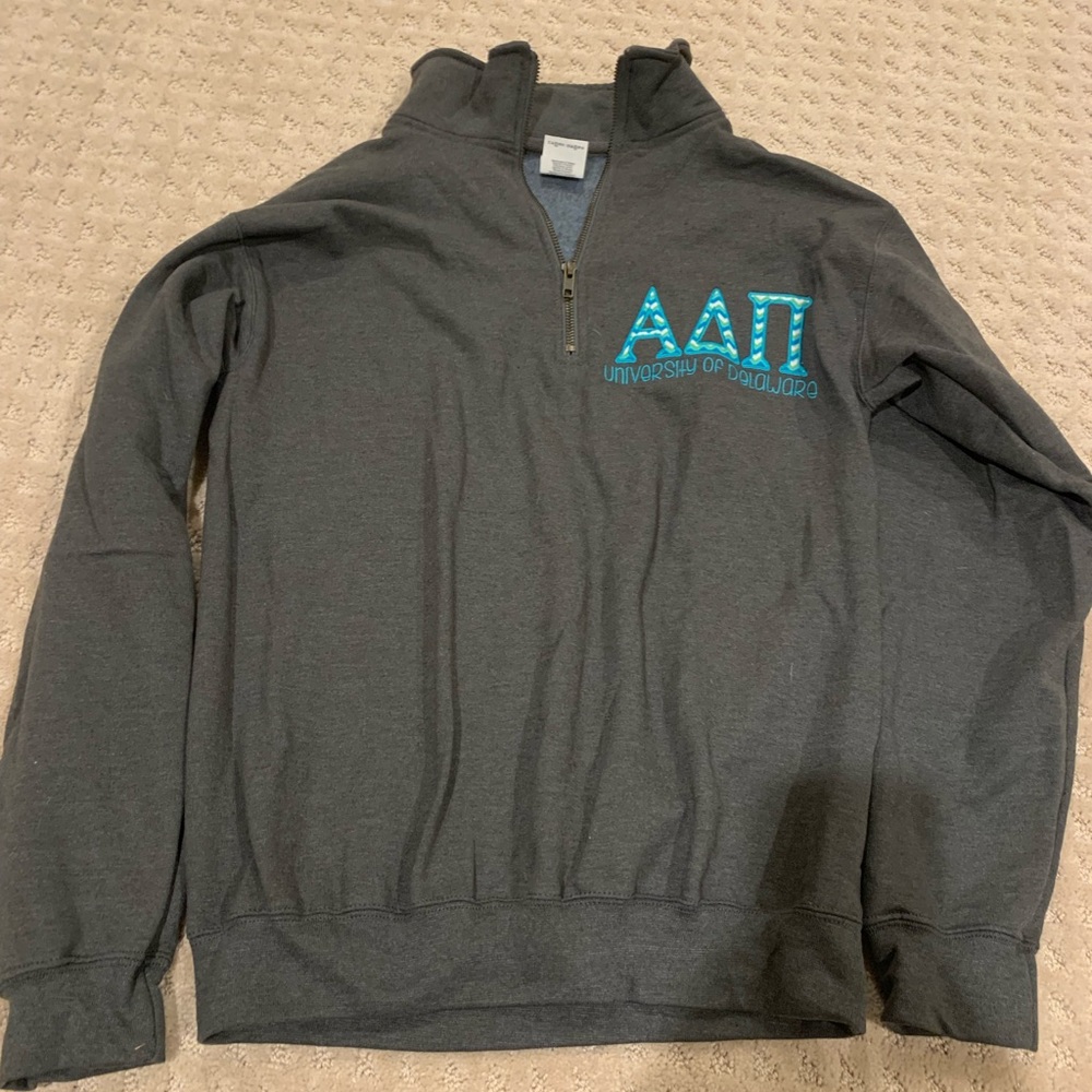 Small ADPI sorority quarter zip jacket